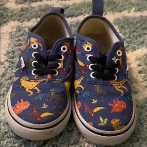 Dinosaur Vans sneakers toddler size 9.5